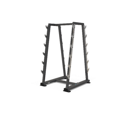 Small barbell bar rack