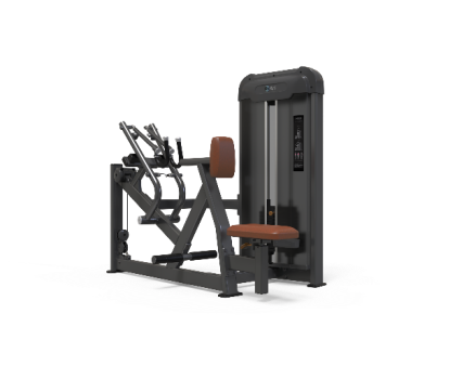 A seated rowing trainer